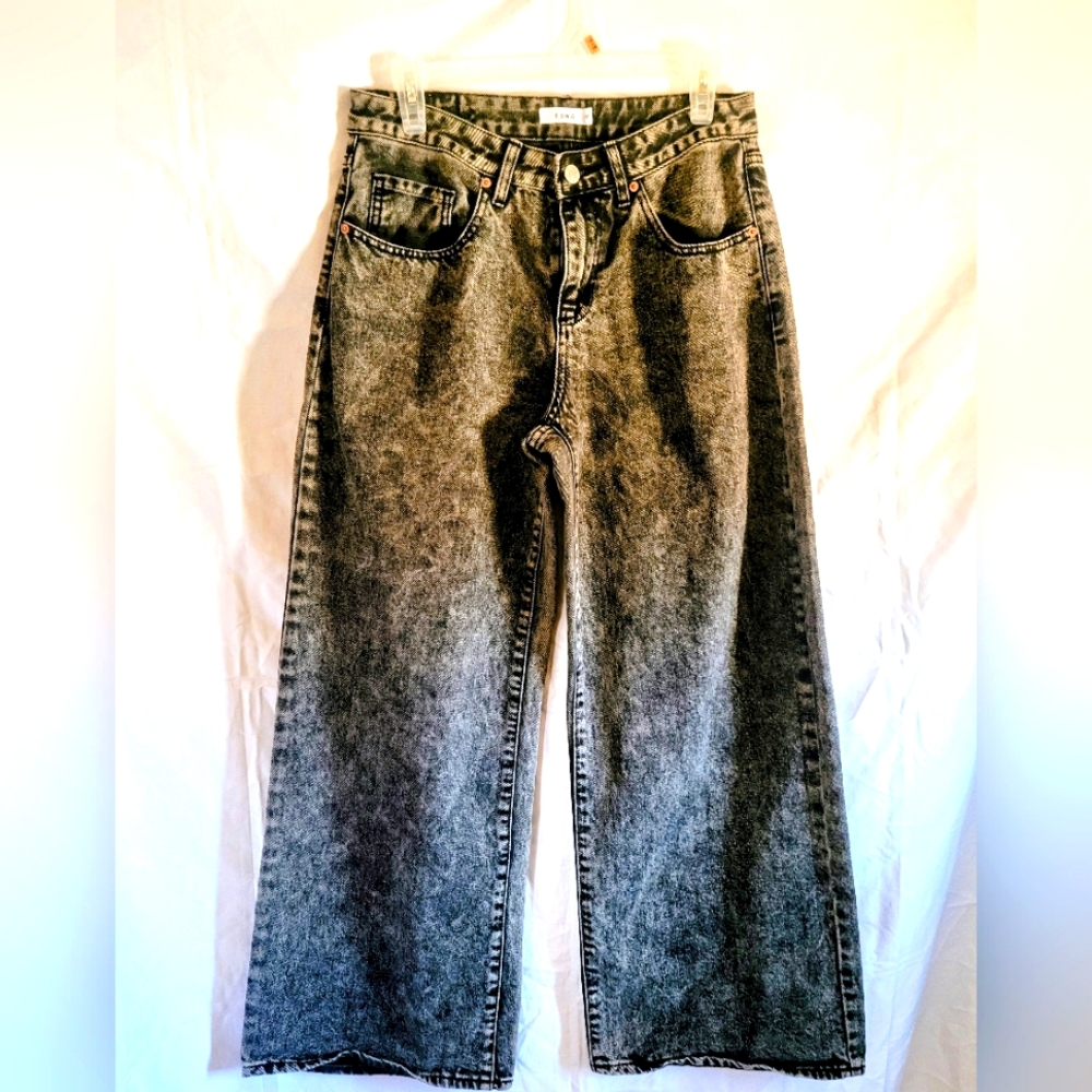 SONG Brand..Stylish Black Acid Wash Women Jeans (113)